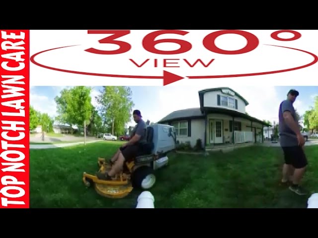 Lawn Care 360 Degree Video