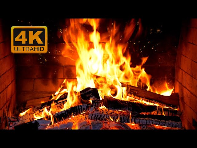 🔥 Fireplace 4K. Cozy Winter