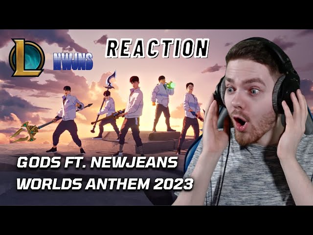 GODS ft. NewJeans - League of Legends Worlds 2023 Anthem | REACTION