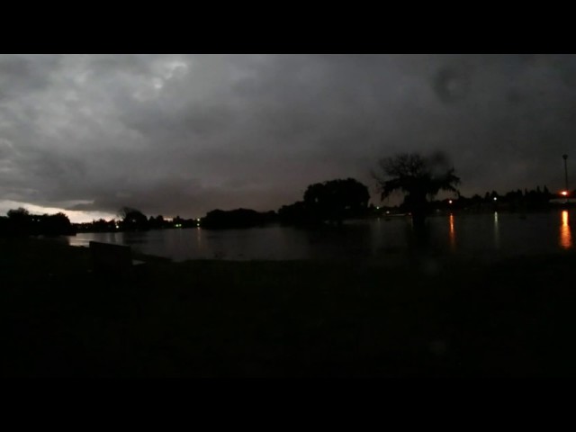 Lightning  in Impala Park after storm last night