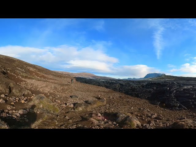 Fagradalsfjall volcano 360° video