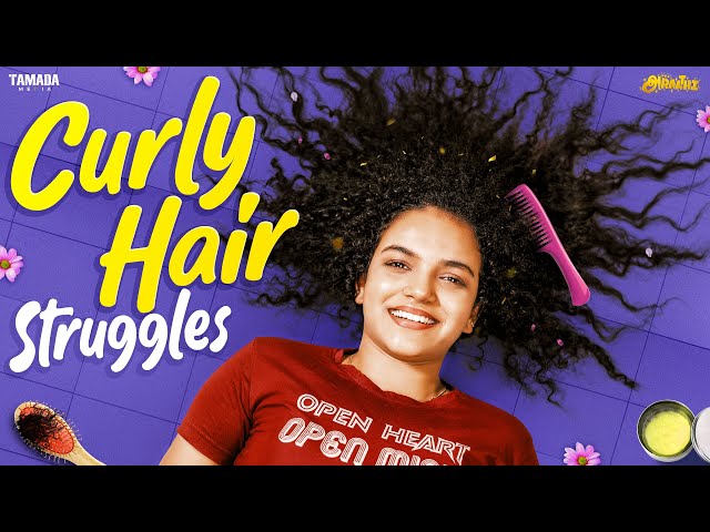 Curly Hair Struggles 💇‍♀️ || Part - 2 || ft.Archana || @AraathiOfficial || Tamada Media