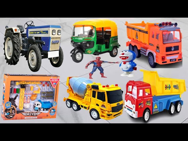 Toy tractor ka video,Cartoon Wala Toy,Mini Tractor,Dumper,Truck,Cng Auto