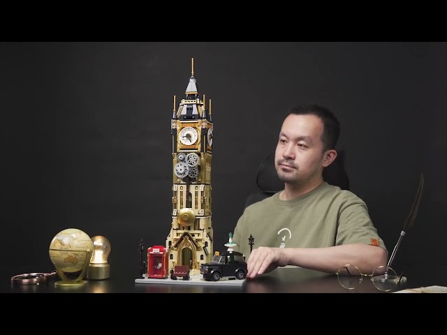 Steampunk Big Ben Building Block Set