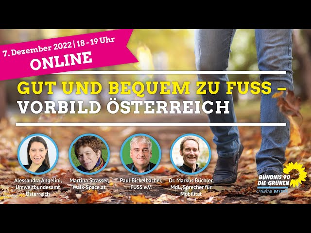 Webinar: Gut und bequem zu Fuß: Vorbild Österreich – Webinar