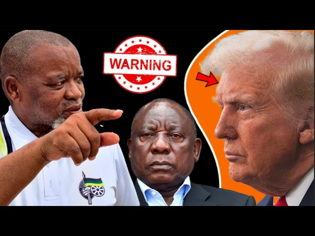 SA GOVERMENT SENDS STRONG WARNING TRUMP WE'LL WITHDRAW OUR MINERALS TO US.