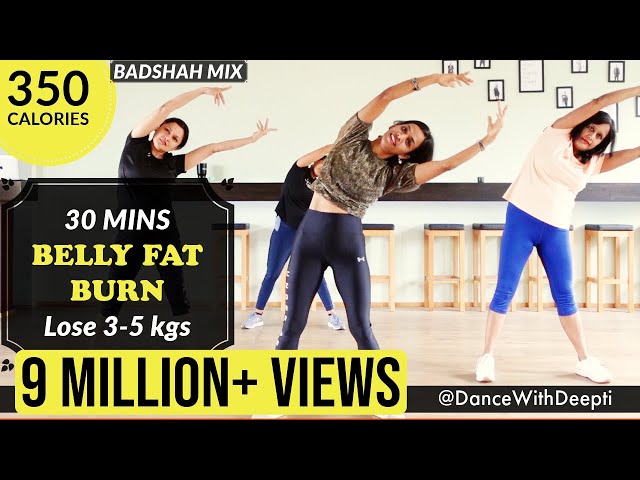 DWD#82 | 30mins Daily BELLY FAT BURN Workout | Easy Exercise to Lose weight 3-5kgs #dancewithdeepti