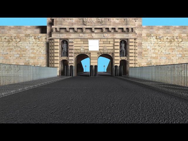 Valletta old entrance 4K injected 4K