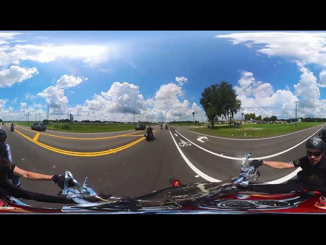 Meta Quest 2/3Pro Harley Ride #1 Like Never Before:360°virtual reality videos Florida travel day