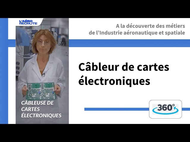 Câbleur de cartes électroniques dans l'industrie aéronautique et spatiale