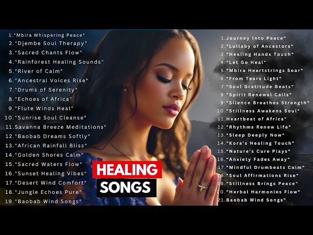 Rihanna - Healing Afro Melody: Relaxing Music for Stress Relief & Self-Reflection | Soothing Songs