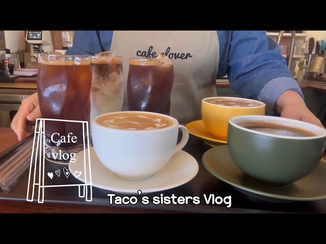 [Sub] Cafe Vlog) 시골 개인카페 브이로그☘️ | 단체주문들에 허덕이다 한달만에 돌아온 카페 타이쿤 | 일어나 돈 벌어야지 | no bgm | korea cafe