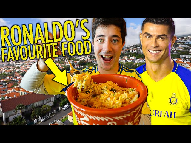 I Ate Ronaldo's Favourite Portuguese Food in His Hometown!! (MADEIRA)