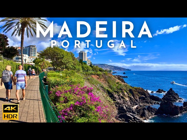 Discover MADEIRA Portugal 🇵🇹 | LIDO Promenade | 4K Funchal Walking Tour