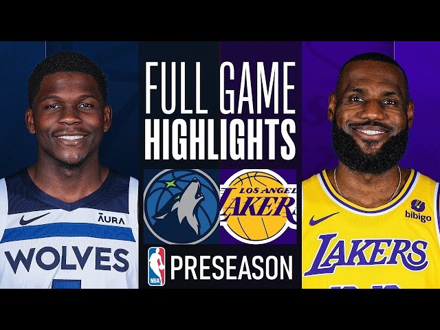 LAKERS vs TIMBERWOLVES FULL GAME HIGHLIGHTS | October 4, 2024 | NBA Preseason 2024 | NBA 2K25