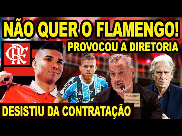 FLAMENGO QUER CONTRATAR CASEMIRO? JORGE JESUS FALA SOBRE VOLTA AO MENGÃO! CUÉLLAR E ÚLTIMAS NOTÍCIAS