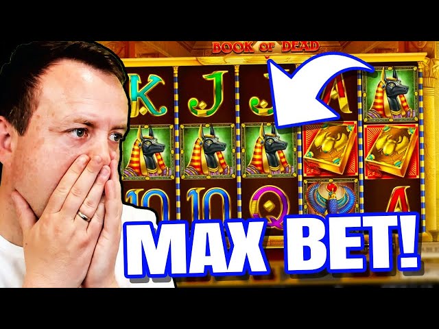 25 Spins On EVERY STAKE on Book Of Dead (EXTREME MAX BET CHALLENGE)