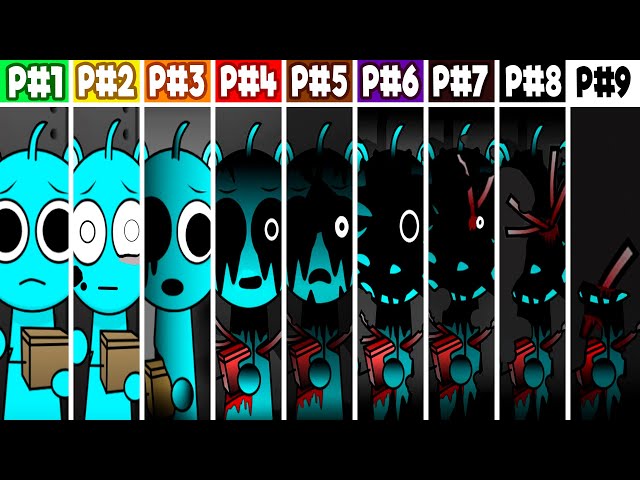 All 9 Phases In Corruptbox But Sprunki! Phase 1 VS Phase 2 VS Phase 3 VS Phase 4 VS Phase 9