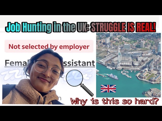 Job Hunting in UK as an international student : The STRUGGLE is REAL!😩| Rejections, Struggles & Hope