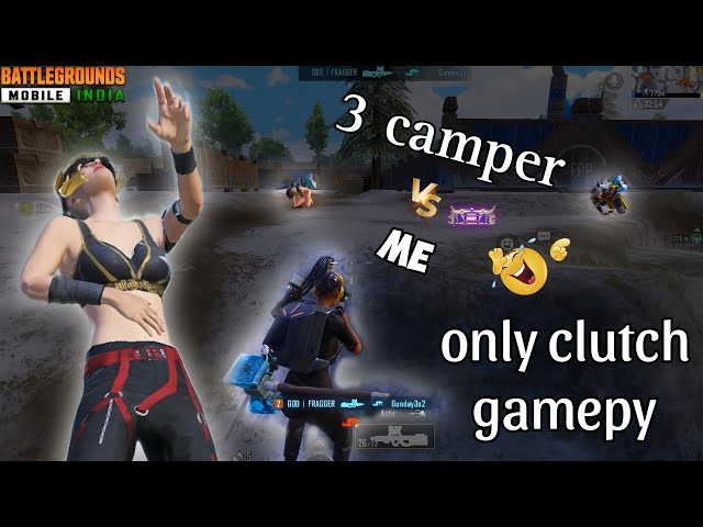 1vs 3 😂 Camper lobby,funny meme’s 🤣 ​⁠@BattlegroundsMobile_IN