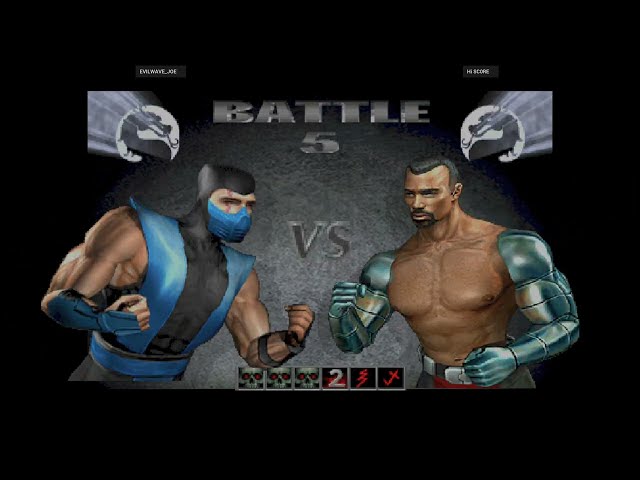 Mortal Kombat Gold - EVILWAVE_JOE VS Hi SC0RE 🇻🇪🇻🇪 Fightcade 2 flycast_dc_mkg #fightcade2 #fightcade