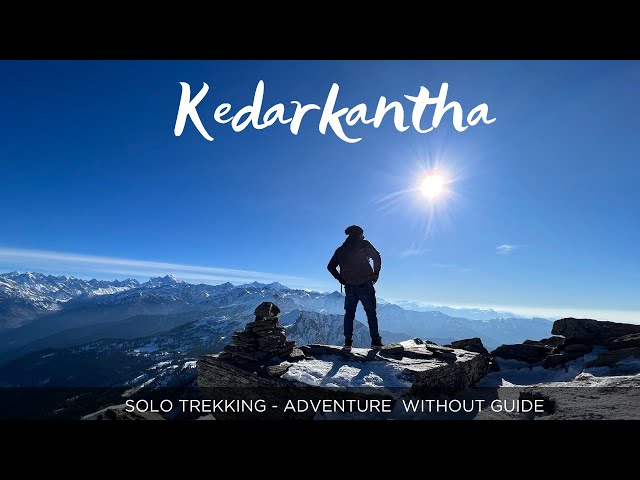 Exploring Kedarkantha : Solo Trekking & Base Camp Camping | Day 1 Adventure | Fitoor Vlogs