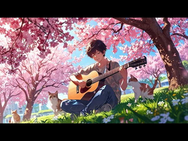 LoFi Music🎵 | Guitar & Chill | Relax☕ Study📚 Sleep💤 | Perfect for Focus & Relaxation🐈