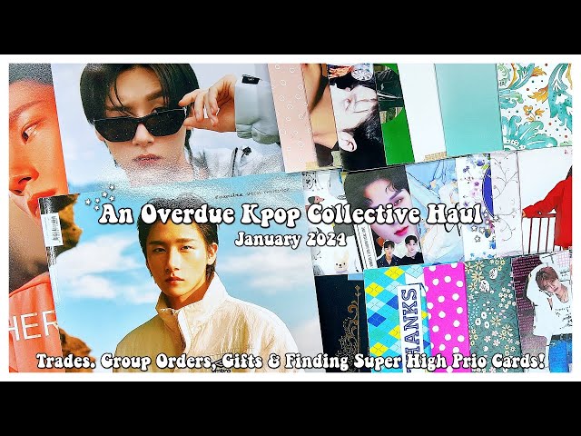 An Overdue Kpop Collective Haul (January 2024) ✰ Trades, GOs, Gifts & Finding Super High Prio Cards!