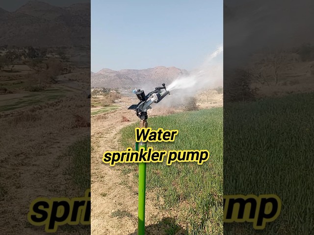 AGRICULTURAL INNOVATION: 360° Water Sprinkler System for Efficient Farming in Mountainous Terrain