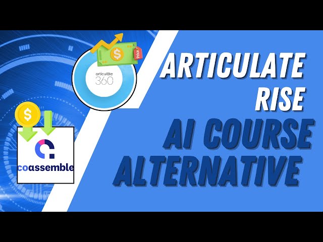 Articulate Rise AI Alternative Coassemble Demo & Tutorial AI Course Generator Make Course with AI