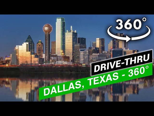 Downtown Dallas, Texas - 360° 5K - Feb 2021