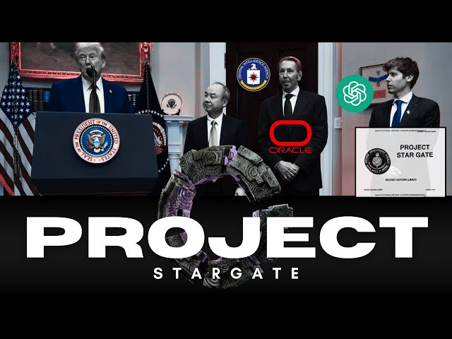 Larry Ellison and Sam Altman Announce Dystopian A.I. "Project Stargate"