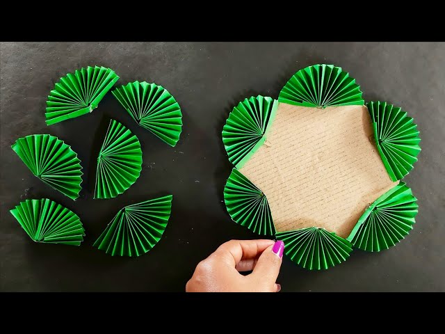 craft ideas with paper/class decoration/easy craft/flower making with paper/paper craft