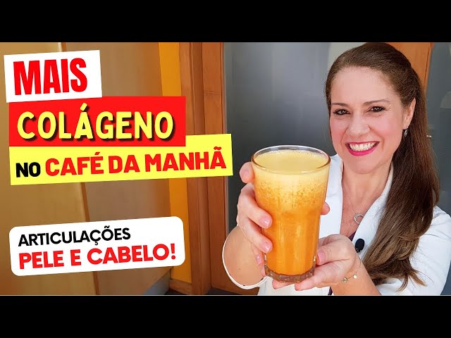 CAFÉ DA MANHÃ com MAIS COLÁGENO de Todos - Bom para Pele, Cabelos e Articulações