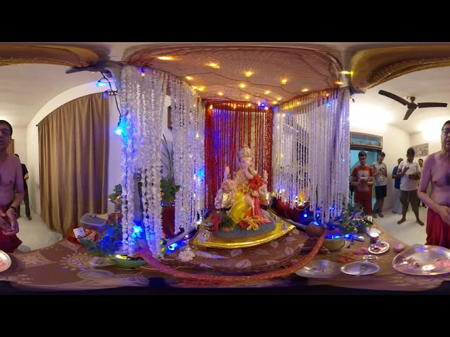 Sansare Family Ganapati Aarati - 2019 360°