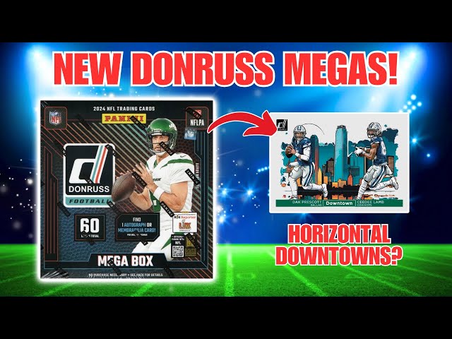 EARLY FIRST LOOK!: 2024 Donruss Football Mega Box Review