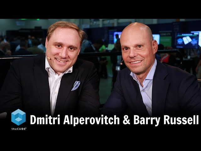 Dmitri Alperovitch, Crowdstrike & Barry Russell, AWS | AWS Public Sector Summit 2018