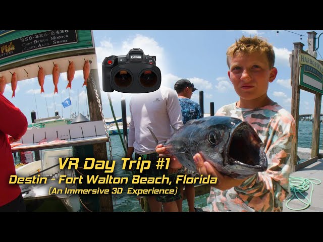 Day Trip #1 in Destin - Fort Walton Beach, Florida  (3D 8K VR180)