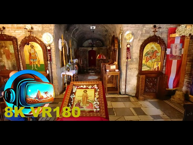 Holy Church of Saint Demetrios Loumbardiaris on Philopappou Hill ATHENS 8K 4K VR180 3D Travel