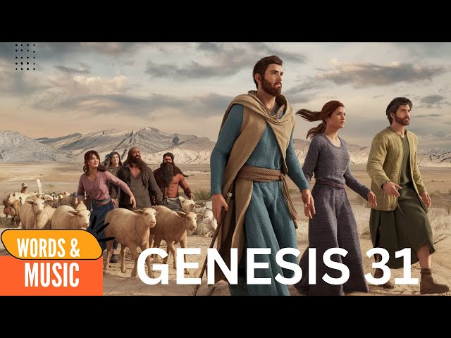 Genesis 31 Words & Music Jacob Flees From Laban to the Land of Canaan (With words –WEB)