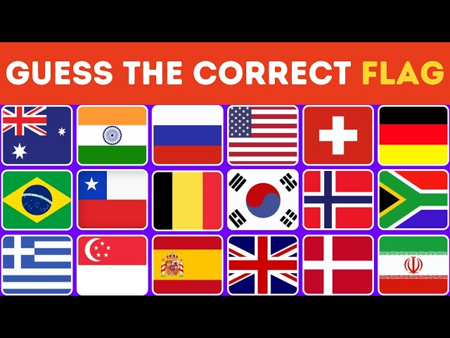 Guess the Correct Flag ✅ | Country Flags Quiz