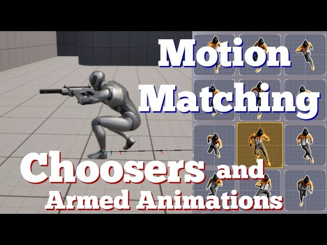 Unreal Engine Motion Matching Choosers Tutorial + Shooting System Animations | UE 5.4