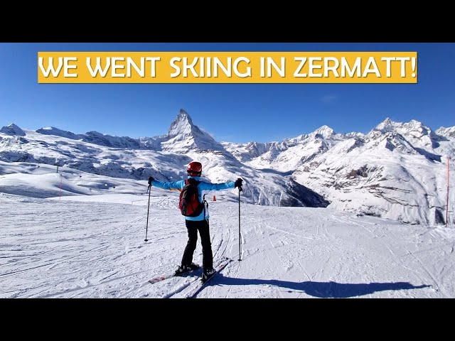 Skiing with a View: Zermatt and the Majestic Matterhorn, Switzerland 🇨🇭