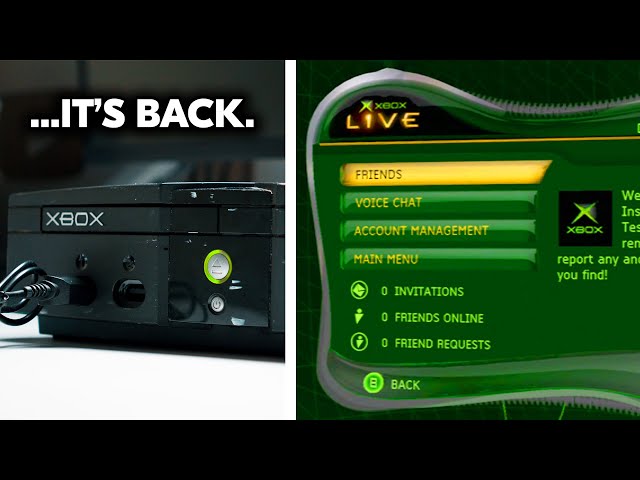 Playing on the Original Xbox Live 22 Years Later Is Incredible.