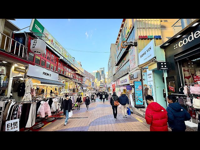 HONGDAE KOREAN SHOPPING STREET WALK AROUND REVIEW @ Seogyo-dong Mapo-gu-Seoul South Korea 🇰🇷