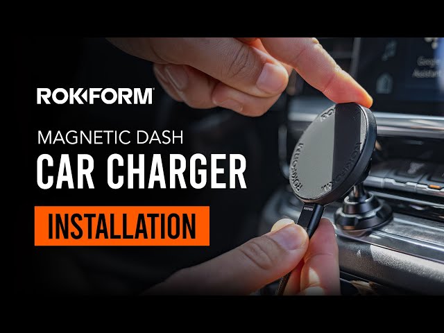 ROKFORM Magnetic Wireless Dash Car Charger: Unboxing & Installation