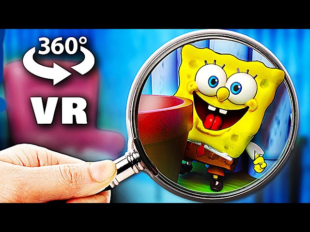 360° VR - CAN YOU FIND SPONGEBOB ?!