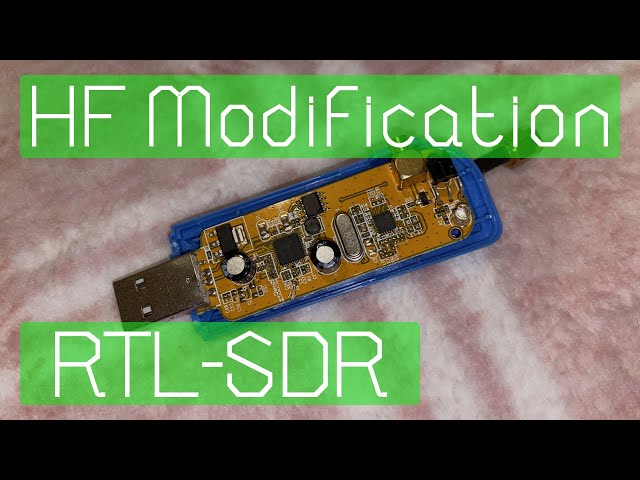 How I modify an RTL-SDR to be a HF SDR (the HF-only mod)