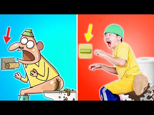 Poop Disaster - Cartoon Box Parody Compilation | Hilarious Cartoons by Frame Order