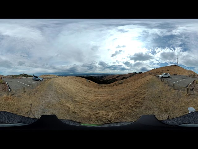 New Zealand - Christchurch - Sugarloaf Communications Tower - 2020 - Video - yi 360 VR 4k 1/2